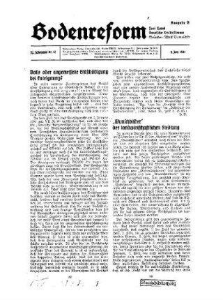 "Wunschbilder" der landwirtschaftlichen Siedlung