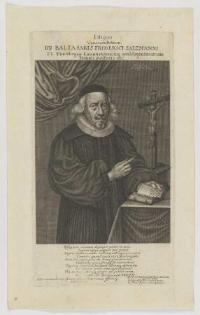 Bildnis des Balthasar Friedrich Saltzmann