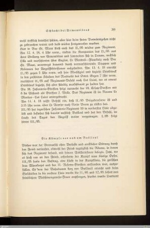 Die Kämpfe vor und um Bailleul