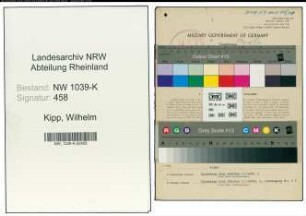 Entnazifizierung Wilhelm Kipp , geb. 21.05.1905 (Aufseher)