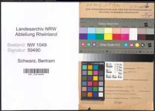 Entnazifizierung Bertram Schwarz , geb. 29.01.1895 (Arbeiter)