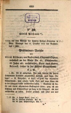 Untersuchungsakten über die in der Republik Bern im Jahr 1832 stattgefundenen Reaktionsversuche, 4,2. Untersuchungsacten wegen der in Bern stattgehabten Anwerbungen