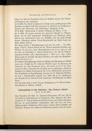 Stellungskämpfe bei Ww. Eichenholm / Ww. Walpeter - Kutniki