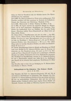 Stellungskämpfe bei Ww. Eichenholm / Ww. Walpeter - Kutniki
