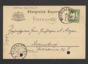 Brief von Adolph Toepffer an Anton Mayer