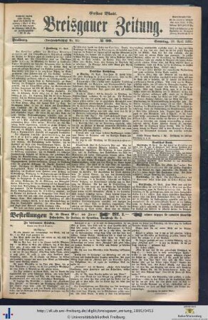 28.04.1895 (Erstes Blatt)