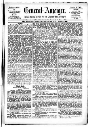 General-Anzeiger. 1898-1902