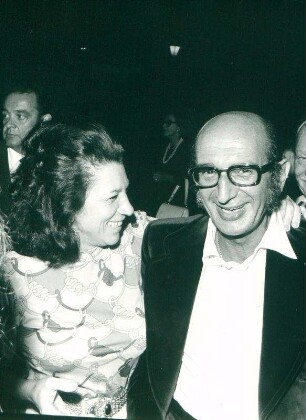 IFF 1972. Maria Brauner und Komponist des Israel Films (Weder bei Tag noch bei Nacht)