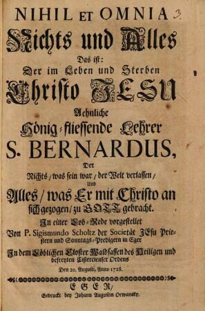 Nihil et omnia