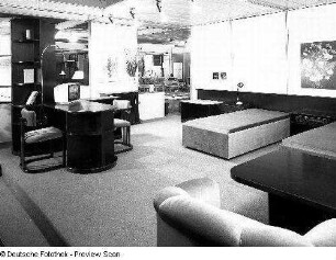 Leipzig. Leipziger Herbstmesse, 1983. Raumaufnahme. Ausstellungskoje