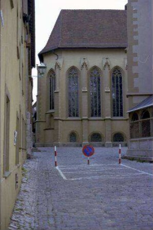Ochsenfurt: Chor der spätgotischen Kirche, außen