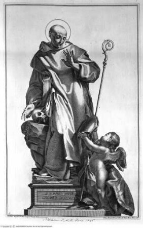 Le statue de' dodici apostoli esistenti nella Basilica Lateranense scolpite da celebri autori, San Pietro in Vaticano, der heilige Bruno