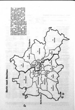 Karte: Berlin nach Bezirken