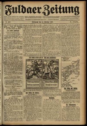 Ausgabe vom Mittwoch, den 17. Oktober 1917.