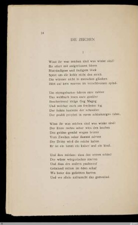 Die Zeichen