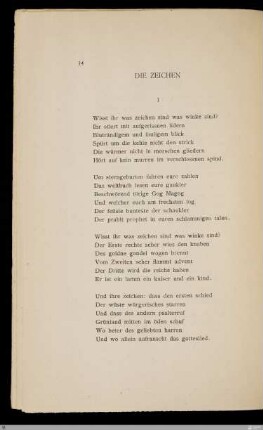Die Zeichen