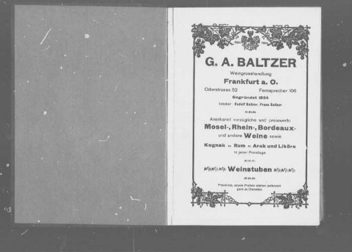 Adreß-Buch für Frankfurt an der Oder. 1913