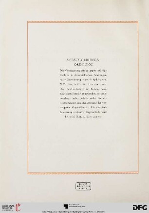 Versteigerungs-Ordnung
