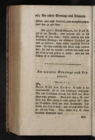 Am neunten Sonntage nach Trinitatis.