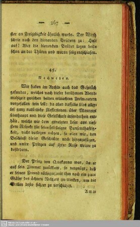 45. Nachwehen