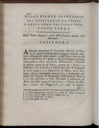 Delle Piante Principali Del Territorio Pistojese e Della Loro Coltivazione. Parte Terza.