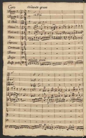 Coro: Gott! Du wirst seine Seele