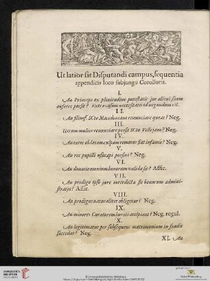 Ut latior sit disputatndi campus sequentia appendicis loci subjungo corollaria