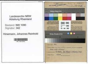 Entnazifizierung Johannes Reinhold Hirsemann , geb. 01.07.1906 (Kaufmaennischer Angestellter)