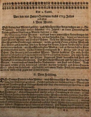 Astrorum satore et directore auspice, specimen astrologicum : Das ist eigentliche, unverfängliche Astrologische Verfassung ... auf das Jahr ... 1714