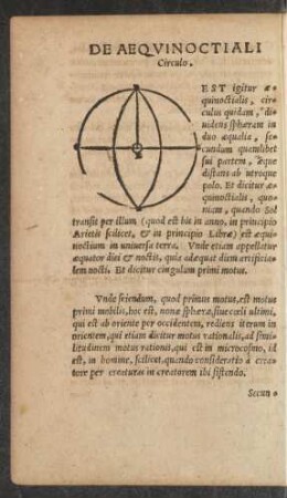 De Aequinoctiali Circulo.