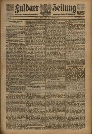 Ausgabe vom Montag, den 24. Januar 1910.