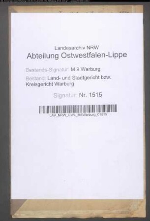 Erblasser: Linnenberg, Jodocus: