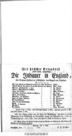Die Indianer in England