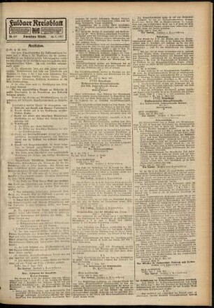 Zweite Ausgabe vom Samstag, den 16. Juni 1917.