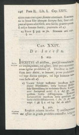 Cap. XXIV. De Incestu