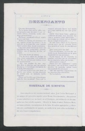 Homenaje de simpatía