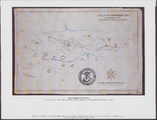 Plano topográfico de la Vicaría