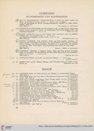 Ringe (Nr. 821-862)