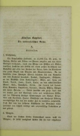 Fünftes Kapitel. Die vorderasiatischen Reiche