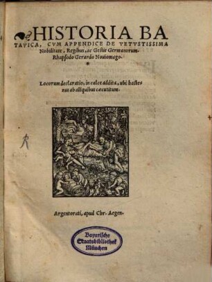 Historia Batavica : cum appendice de vetustissima nobilitate, regibus ac gestis Germanorum