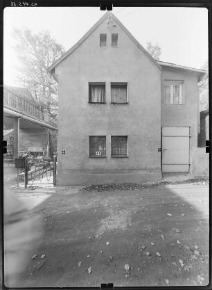 Meißen-Altstadt, Hintermauer 10. Wohnhaus (1. H. 19. Jh.). Straßenfront