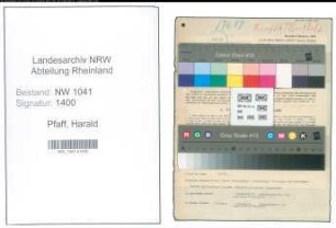Entnazifizierung Harald Pfaff , geb. 05.06.1914 (Jurist)