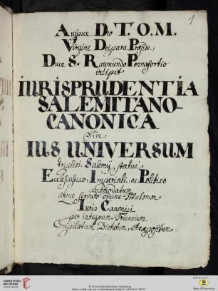Iurisprudentia Salemitano-canonica