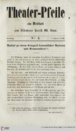 Nro. 5 (3. Februar 1850)
