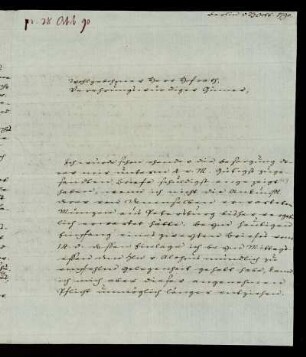 [Brief von Schwarzkopf an Heyne vom 23.10.1790]