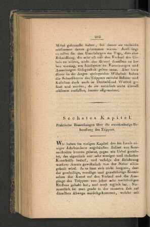 Sechstes Kapitel. Praktische Bemerkungen über die zweckmässigste Behandlung des Trippers.