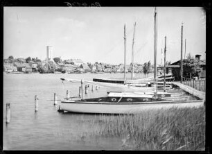 Nikolaiken (Mikolajki/Polen). Stadtansicht