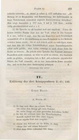 273-288 Erklärung der drei Königspsalmen 2; 45; 110