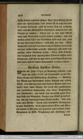 Christoph Christian Sturm