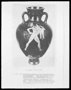 Herakles mit dem Dreifuss, vor Apollon fliehend